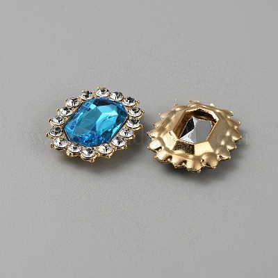 Кабошоны из стекла ALRI-WH0008-40A-1