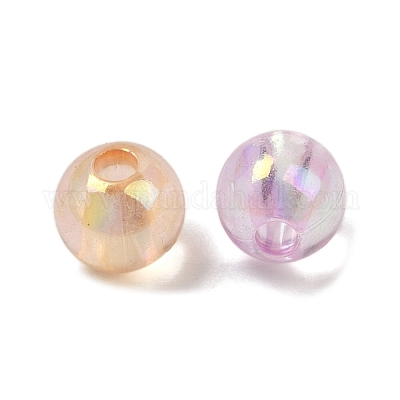 Прозрачные акриловые бусины OACR-B031-06-6mm-1