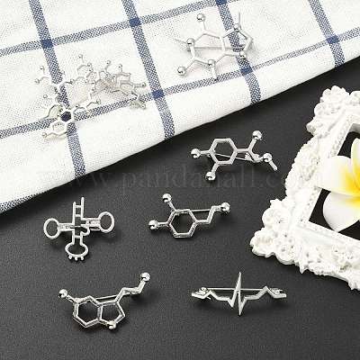 7 шт. 7 стиля простая брошь в виде сердца JEWB-CJ0001-54-1