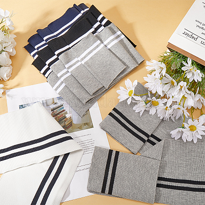 Эластичная ребристая ткань из полиэстера для манжет DIY-WH0028-96C-1