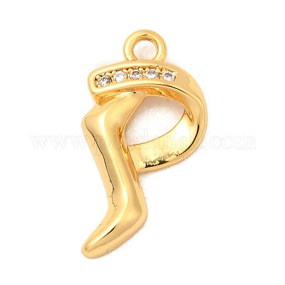 Латунные микро проложить кубического циркония подвески KK-C117-12G-P-1