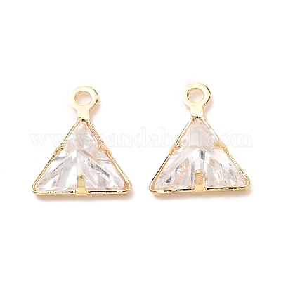 Латунь подвески циркония кубической ZIRC-K087-04KCG-1