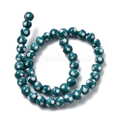 Бусины лэмпворк  LAMP-D002-8mm-01E-1