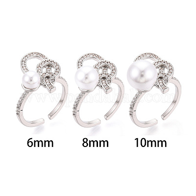 Узел латунный микропаве кубический цирконий чашка колышек закрепка кольца KK-N274-23P-1