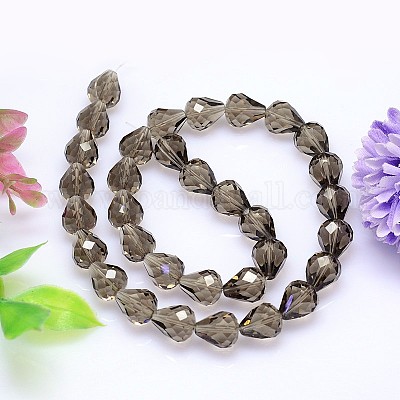 Граненое каплевидное стекло k9 G-M185-12x10mm-21A-1