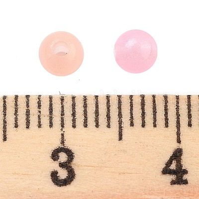 Непрозрачные светящиеся акриловые бусины OACR-G038-06-1