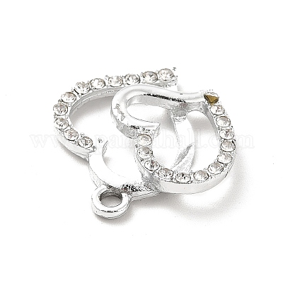 Подвески из сплава и страза ALRI-C007-56P-1