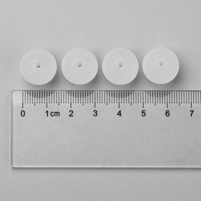 Прозрачные акриловый шар бисером FACR-R021-14mm-16-1