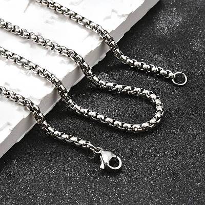 Не тускнеющие цепочки из нержавеющей стали 304 NJEW-O110-05H-P-1