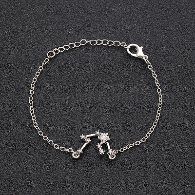 12 браслет созвездия сплава со стразами WG43B2B-23-1