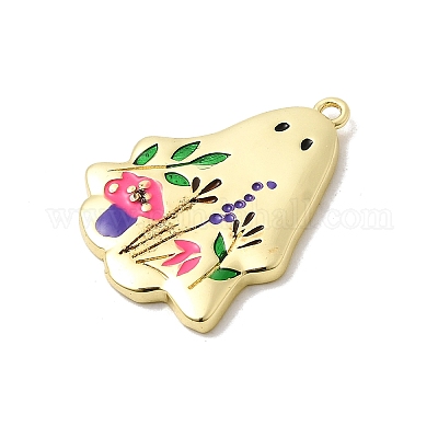 Латунь эмаль подвески KK-L258-09A-1