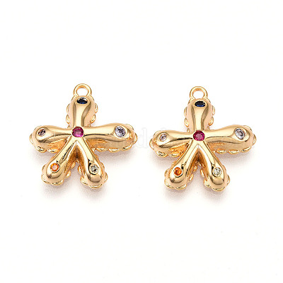 Латунные микро проложить кубического циркония подвески KK-N262-113A-G-1