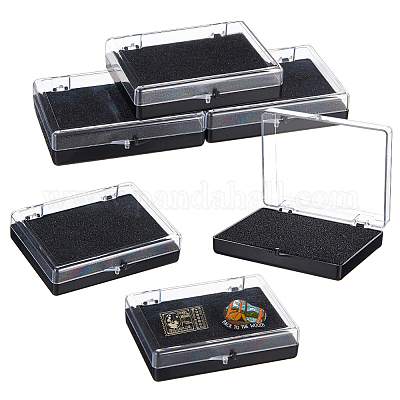 Пластиковая подарочная коробка для хранения бейджей CON-WH0099-06B-1