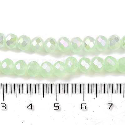 Запекание гальванических нитей стеклянных бусин DGLA-A039-J10mm-B17-1