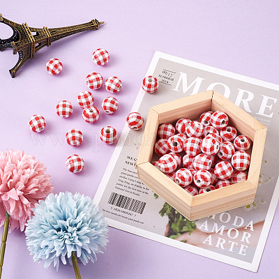 Натуральные деревянные бусы&nbsp;LS-WOOD-TAC0010-05E-1