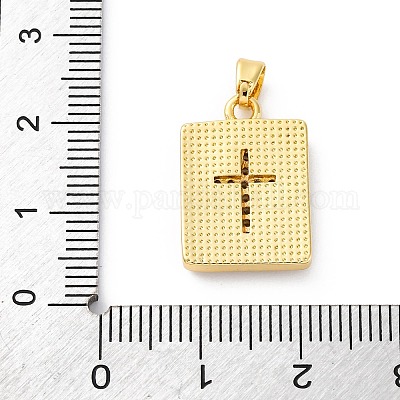 Латунные микро проложить кубического циркония подвески KK-S510-42G-01-1