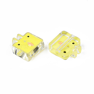 Прозрачные акриловые бусины&nbsp;LS-ACRC-S039-10C-1