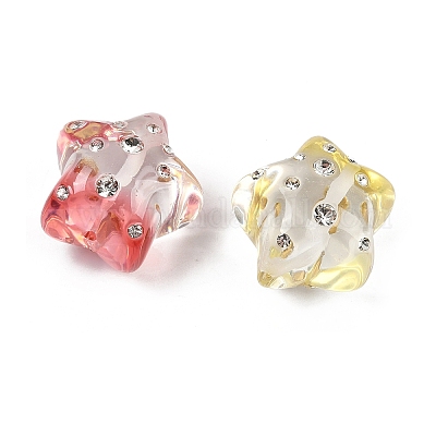 Прозрачные бисеры из смолы RESI-L047-08-1