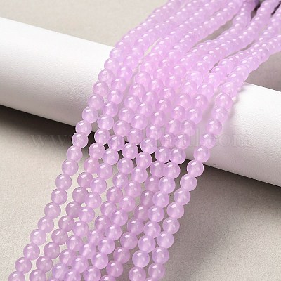 Натуральные и крашеные нити шарик Malaysia нефрита G-A146-6mm-A18-1