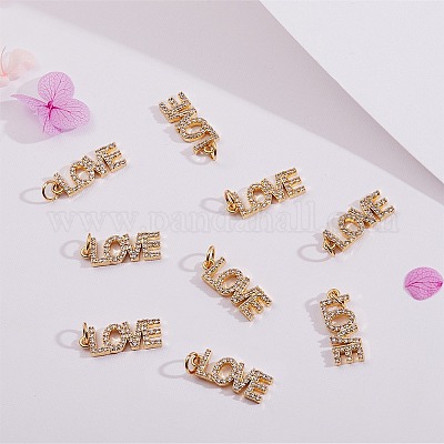 5 шт. Латунные подвески с микропаве ZIRC-SZ0002-02-1