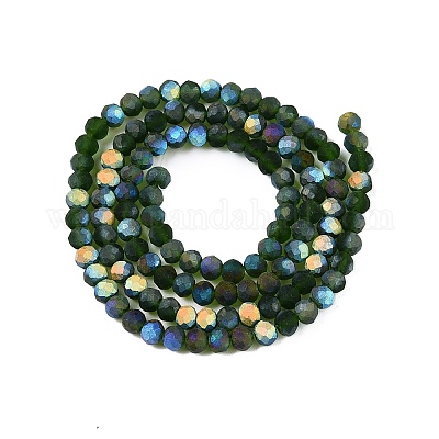 Прозрачные стеклянные бусины EGLA-A044-T3mm-MB24-1