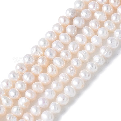 Нити из натурального культивированного пресноводного жемчуга PEAR-I007-07N-03A-1