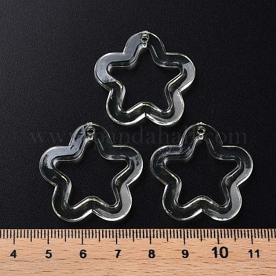 Прозрачные акриловые бусины&nbsp;MACR-S373-24-B09-1