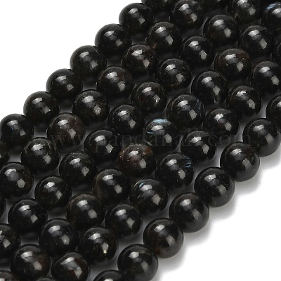 Бусины из натурального глаукофана G-L642-B03-6mm-1