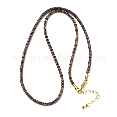 Изготовление ожерелья из плетеного нейлонового шнура толщиной 2.5 мм FIND-G095-01G-20-1