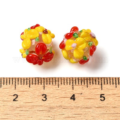 Бусины лэмпворк &nbsp;LAMP-B025-03B-15-1