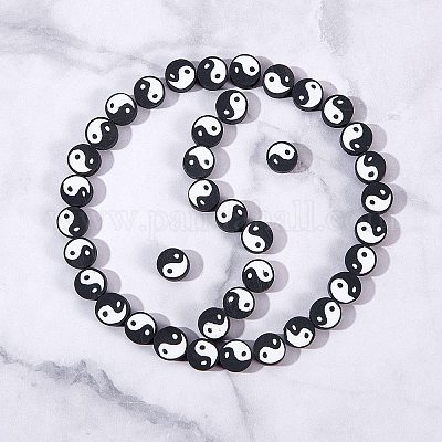 2 нить 2-х цветная нить из полимерной глины ручной работы CLAY-SZ0001-16-1