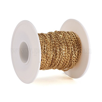 Ионное покрытие (ip) 304 нержавеющая сталь витая цепь панцирные цепи CHS-H007-29G-1