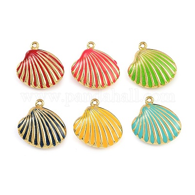 Латунь эмаль подвески KK-I352-07G-B-1