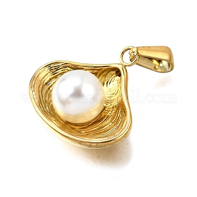 Подвески из пластикового жемчуга STAS-Q360-06D-G-1