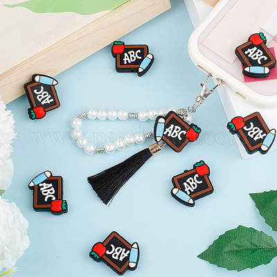 10 шт. Силиконовые бусины&nbsp;SIL-SC0001-31-1