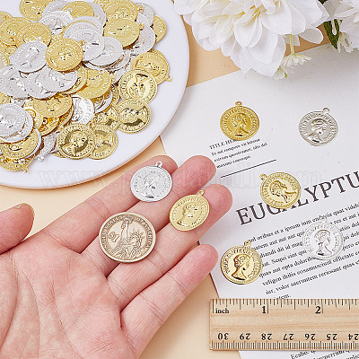 2 пакет 2 цвета железные подвески&nbsp;IFIN-AR0001-44-1