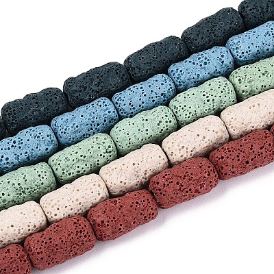 Бусы из натуральной лавы G-N257-14A-01-1