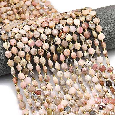 Натуральный розовый опал бусы пряди&nbsp;G-C116-A38-02-1