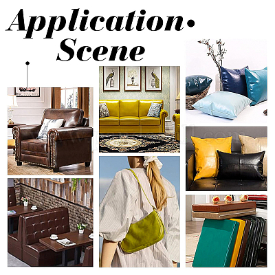 Самоклеящаяся ткань из искусственной кожи DIY-WH0209-72F-1