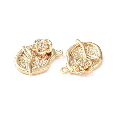 Латунные микро проложить кубического циркония подвески KK-I702-04G-1