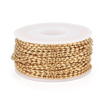 Шариковые цепи из нержавеющей стали 304 с ионным покрытием (IP) ручной работы STAS-F136-09G-10m-1