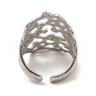 Кольца-манжеты открытого типа из нержавеющей стали марки 304 RJEW-Z018-09P-1