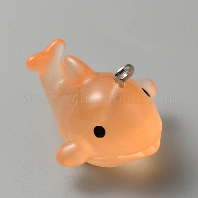 Подвески из светящейся полупрозрачной смолы RESI-SZC0004-08G-1