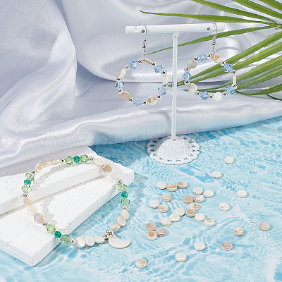 4 нити ab цветные бусины из натуральных пресноводных ракушек BSHE-SC0001-19-1