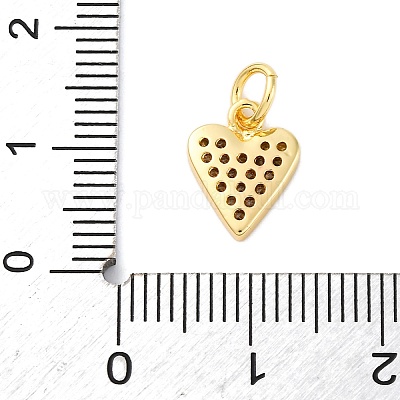 Латунные микро проложить кубического циркония подвески KK-S510-49G-04-1