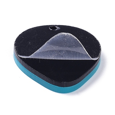 Непрозрачные акриловые подвески X-MACR-P023-01C-1