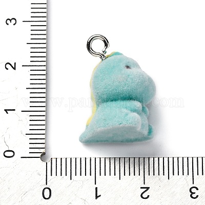 Кулоны из флокированной смолы FIND-S001-08E-1