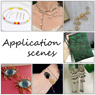 400 шт. 2 вида прозрачных стеклянных круглых бусин SEED-HY0001-02-1