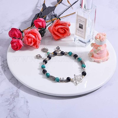 Застежки тоггл в тибетском стиле  PALLOY-PH0005-40-NR-1