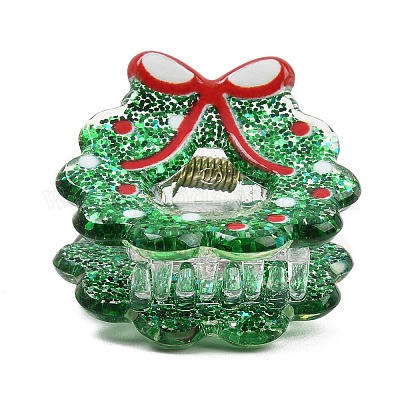 Акриловые заколки-когти с рождественской тематикой PHAR-B091-01-1